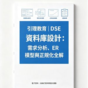 《引理教育｜DSE 資料庫設計：需求分析、ER 模型與正規化全解》