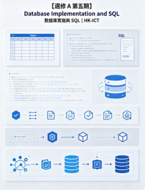 【選修 A 第五期】Database Implementation and SQL 數據庫實施與 SQL | HK-ICT