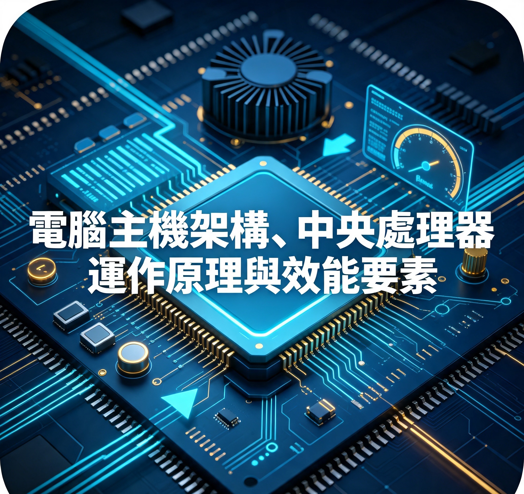2:電腦主機架構、中央處理器運作原理與效能要素