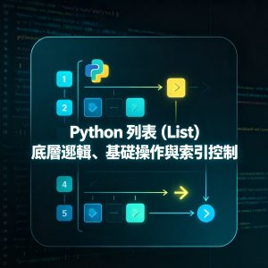 4：Python 列表 (List) 底層邏輯、基礎操作與索引控制