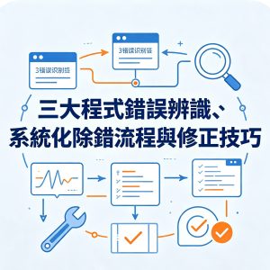 9：三大程式錯誤辨識、系統化除錯流程與修正技巧
