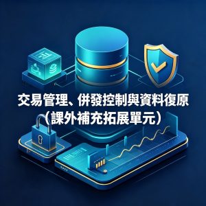 7：交易管理、併發控制與資料復原（課外補充拓展單元）