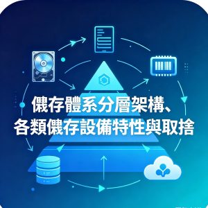 3：儲存體系分層架構、各類儲存設備特性與取捨