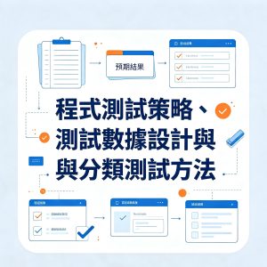 8：程式測試策略、測試數據設計與分類測試方法