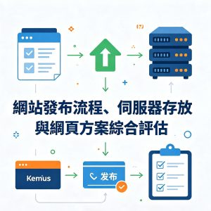 4：網站發布流程、伺服器存放與網頁方案綜合評估