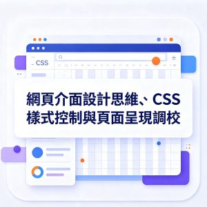 3：網頁介面設計思維、CSS 樣式控制與頁面呈現調校